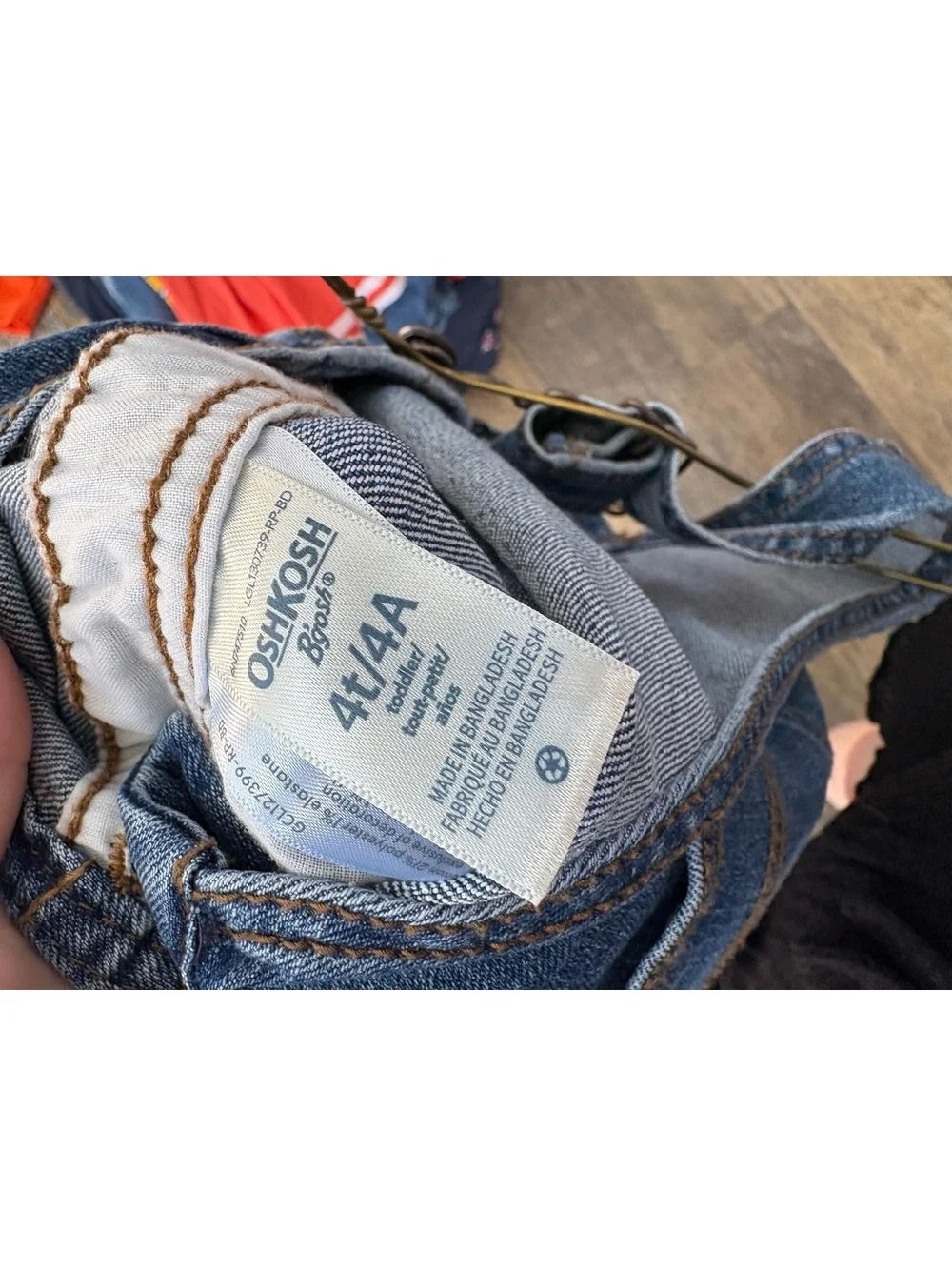 OshKosh B'gosh Kids Denim Overalls Size 4T Boys